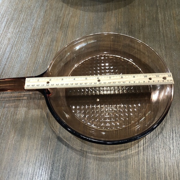 Corning USA Elegant Brown Glass Frying Pan - Picture 5 of 6